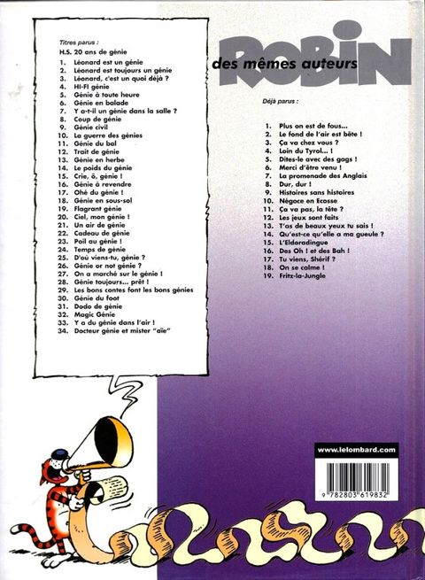 Aperçu de l'album Léonard tome 34 - Docteur génie et mister "aïe"