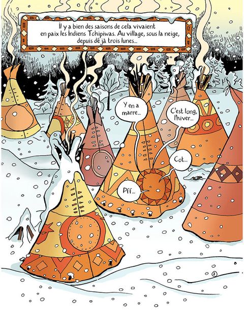 Aperçu de l'album Les Papooses tome 7 - Un Froid de Loup