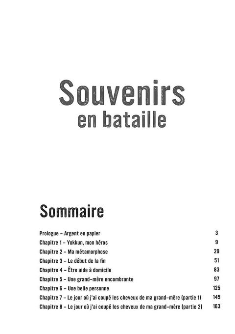 Aperçu de l'album Souvenirs en bataille