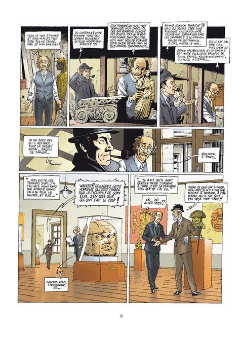 Aperçu de l'album Harry Dickson (nolane) tome 8 - Le Sanctuaire du Grand Ancien