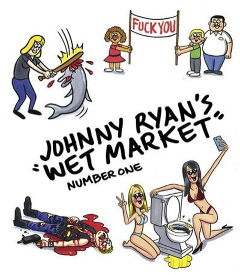Couverture de l'album Johnny Ryan's wet market