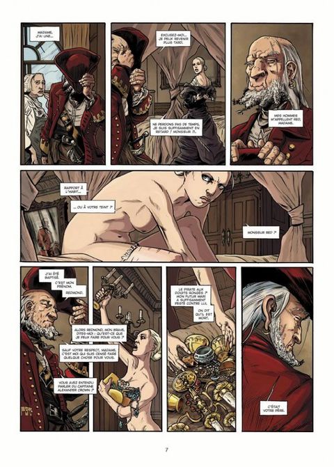 Aperçu de l'album Le Testament du Capitaine Crown tome 1 - Cinq Enfants de Putain