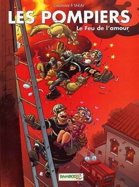 Couverture de l'album Les Pompiers tome 3 - Le Feu de l'Amour