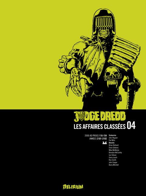 Couverture de l'album Judge Dredd, les Affaires Classées