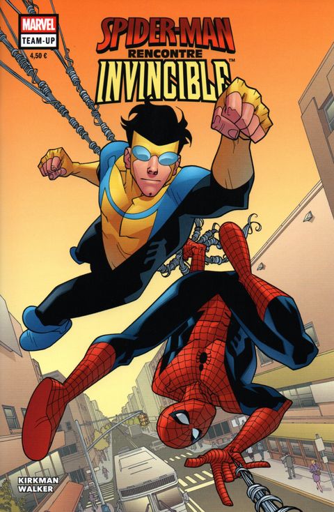 Couverture de l'album Marvel Team-up : Spider-Man / Invincible