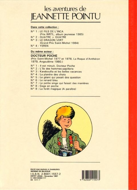 Aperçu de l'album Jeannette Pointu tome 4 - Yeren