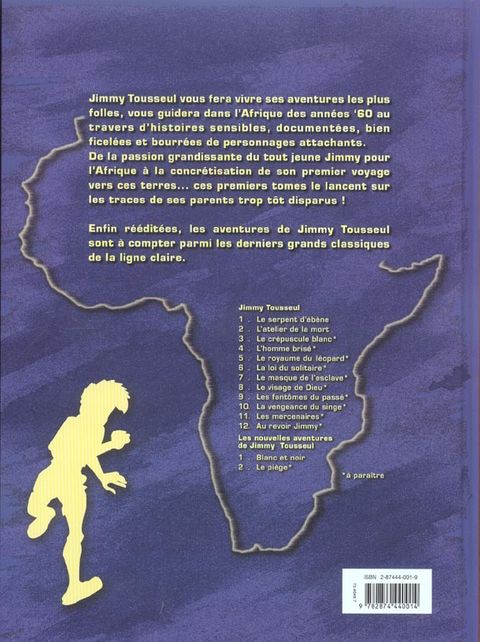 Aperçu de l'album Jimmy Tousseul tome 1 - Le Serpent d'Ebène
