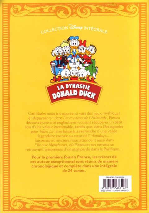 Aperçu de l'album La Dynastie Donald Duck tome 4 - 1953-1954 - Les Mystères de l'Atlantide et Autres Histoires