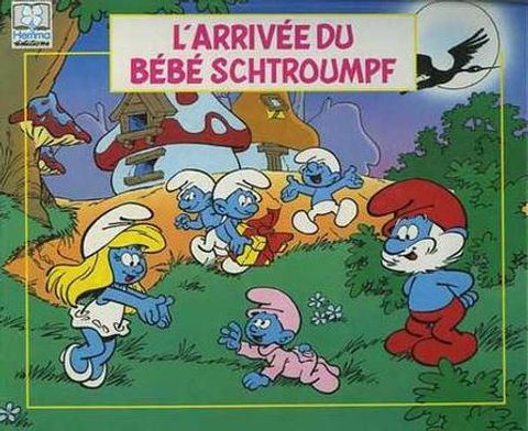 Couverture de l'album L'arrivée du bébé schtroumpf