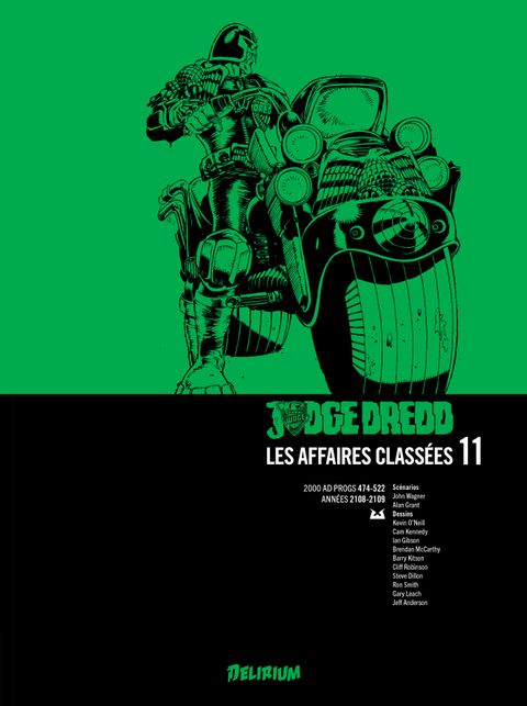 Couverture de l'album Judge Dredd, les Affaires Classées