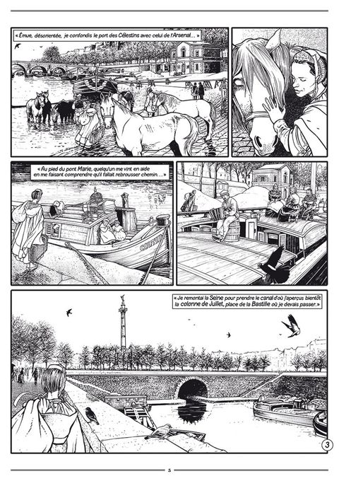 Aperçu de l'album Passagers du vent (Hors Série) tome 2017 - Le sang des cerises - Livre 1 : Rue de l'abreuvoir (1/4)