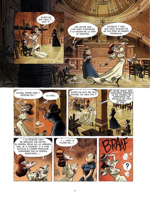Aperçu de l'album Une Aventure des Spectaculaires tome 2 - La Divine Amante