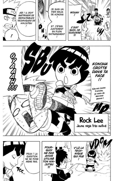 Aperçu de l'album Rock Lee tome 1