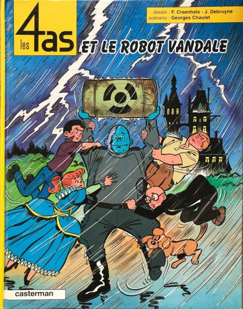 Couverture de l'album Les 4as et le Robot Vandale