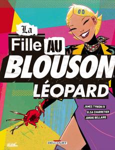 Couverture de la série La fille au blouson léopard