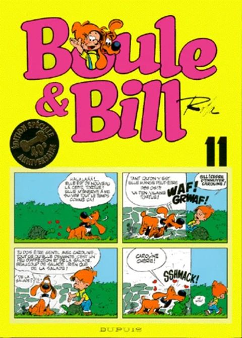 Couverture de l'album Boule & Bill, Tome 11 : Edition spécial 40e anniversaire