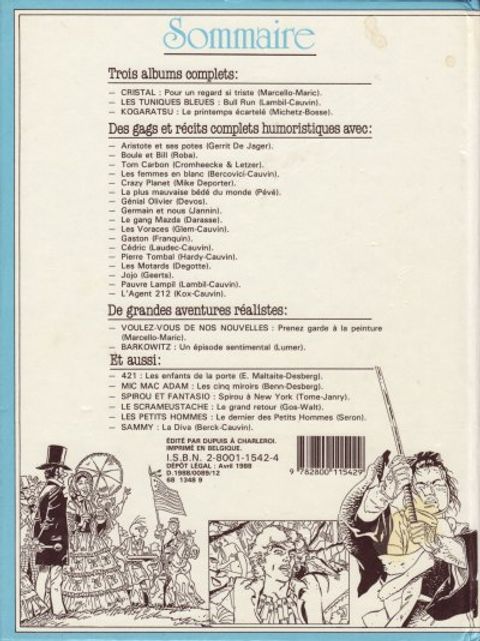Aperçu de l'album Le Journal de Spirou (Albums) tome 189