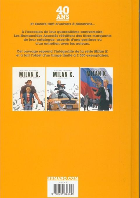 Aperçu de l'album Milan K. / Intégrale