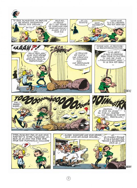 Aperçu de l'album Gaston (2009) tome 8 - Rafales de Gaffes