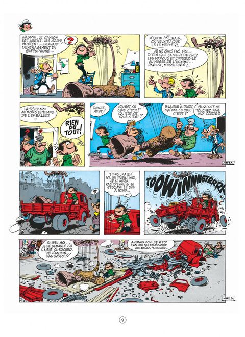 Aperçu de l'album Gaston (2009) tome 8 - Rafales de Gaffes