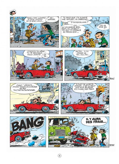 Aperçu de l'album Gaston (2009) tome 8 - Rafales de Gaffes