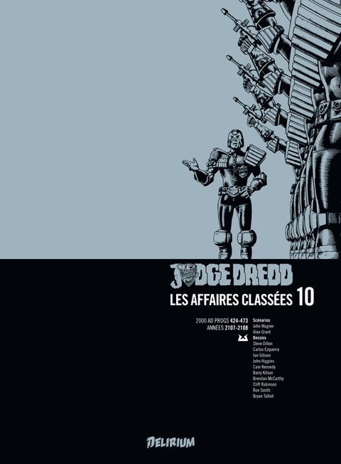 Couverture de l'album Judge Dredd, les Affaires Classées