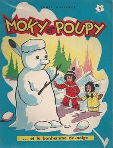 Couverture de l'album Moky et Poupy et le bonhomme de neige