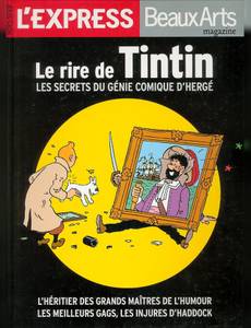 Couverture de l'album Le rire de Tintin, les secrets du génie comique d'Hergé