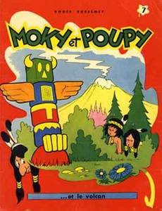 Couverture de l'album Moky et Poupy et le volcan