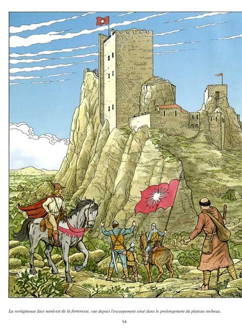 Aperçu de l'album Les Voyages de Jhen tome 1 - Les Baux de Provence