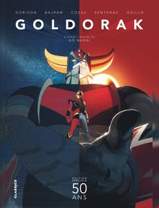 Couverture du premier album de la série Goldorak 
