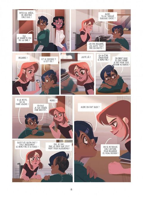 Aperçu de l'album Dans les Yeux de Lya tome 2 - Sur les traces du coupable