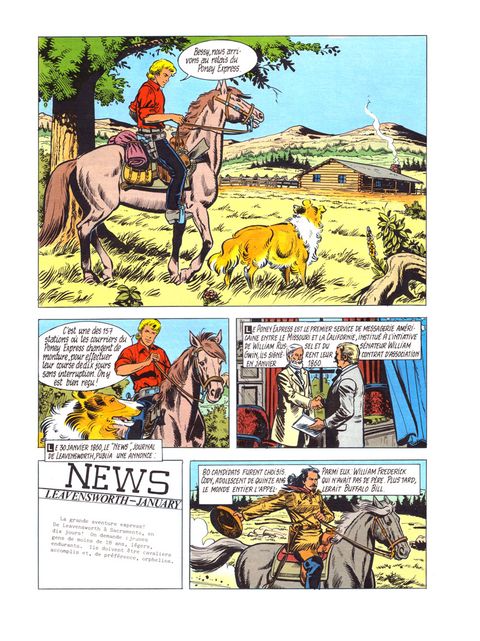 Aperçu de l'album Bessy tome 151 - Le cavalier éclair
