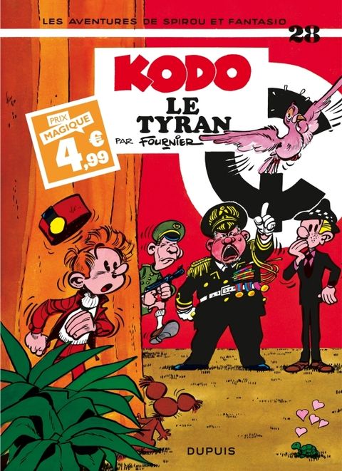 Couverture de l'album Spirou et Fantasio - Tome 28 - Kodo, le Tyran / Edition spéciale (Indispensables 2024)