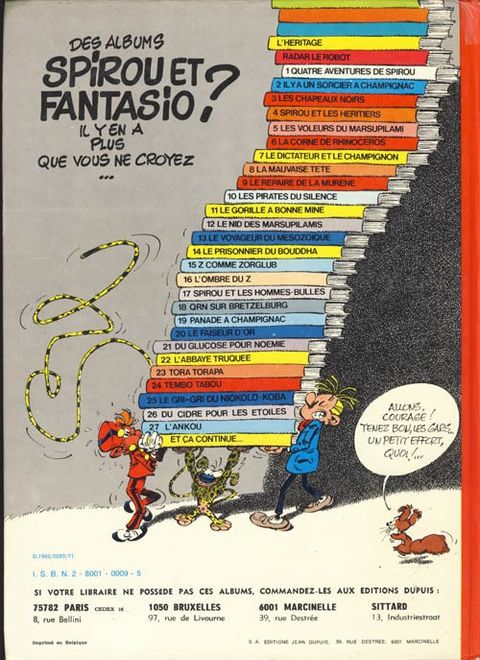 Aperçu de l'album Spirou et Fantasio tome 7 - Le Dictateur et le Champignon