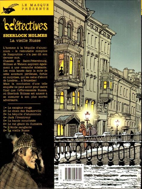 Aperçu de l'album Le Masque présente Sherlock Holmes tome 8 - La Vieille Russe