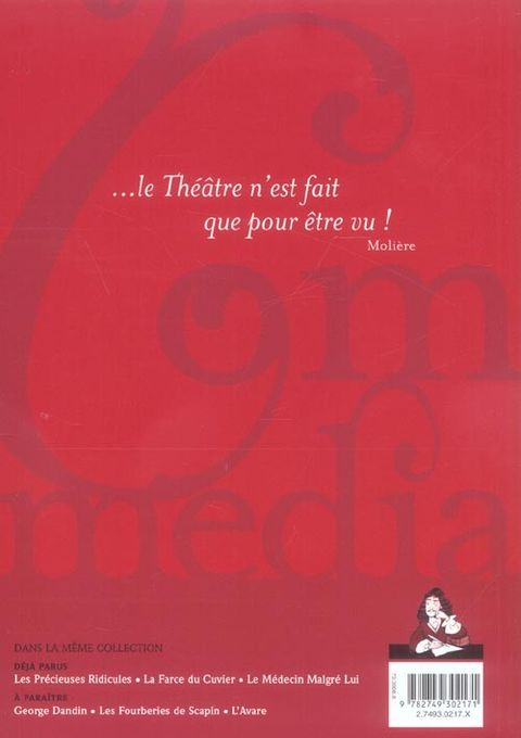 Aperçu de l'album Les Grands Classiques du Théâtre en Bande Dessinée tome 1 - Les Précieuses Ridicules