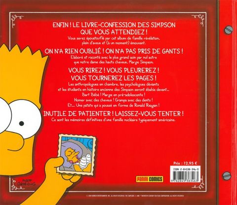 Aperçu de l'album Les Simpson Hors série - L'album de famille non censuré des Simpson