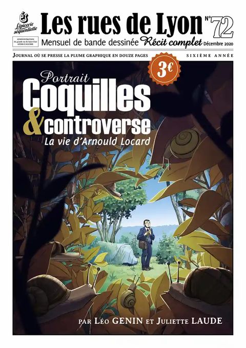 Couverture de l'album Coquilles & controverse (La vie d'Arnould Locard)