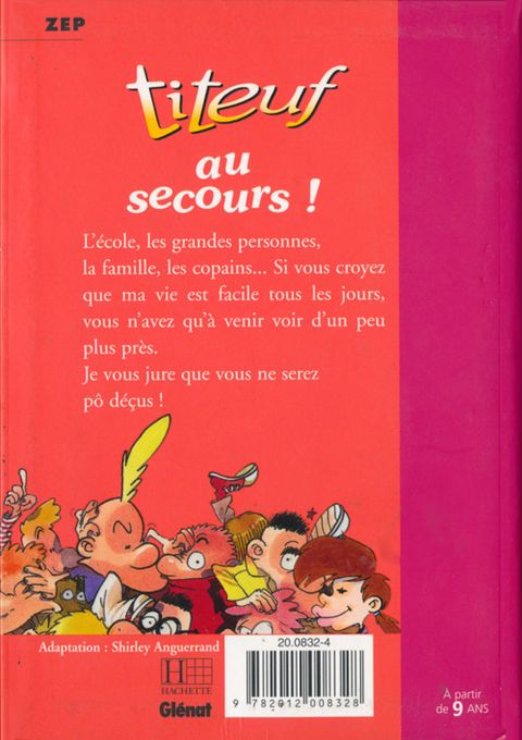 Aperçu de l'album Titeuf (Bibliothèque Rose) tome 10 - Au secours !