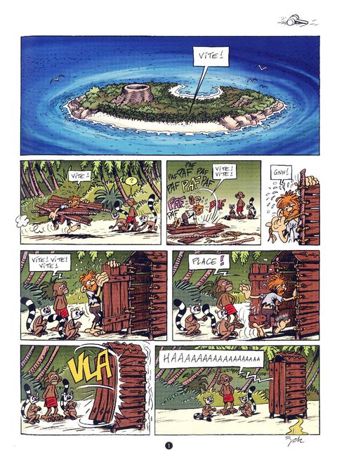 Aperçu de l'album Robinson (Lemonnier) tome 2 - Une Bouteille à l'Amer