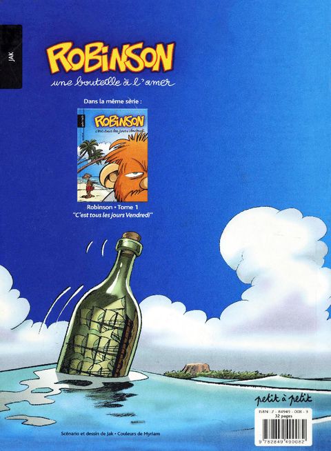 Aperçu de l'album Robinson (Lemonnier) tome 2 - Une Bouteille à l'Amer