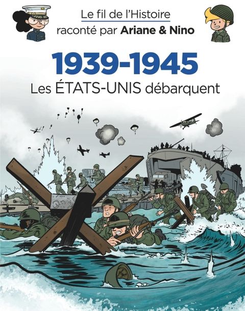 Couverture de l'album 1939-1945 - Les Etats-Unis débarquent