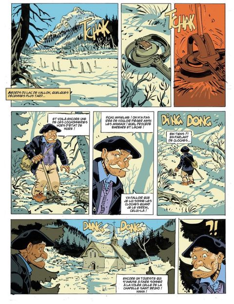 Aperçu de l'album Les polars Savoyards de Fanfoué des Pnottas tome 4 - L'alpage disparu