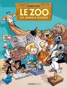 Couverture du premier album de la série Le zoo des animaux disparus