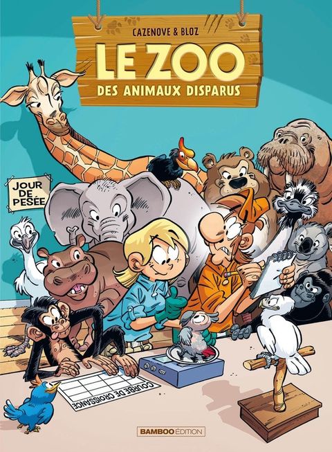 Couverture de l'album Le zoo des animaux disparus