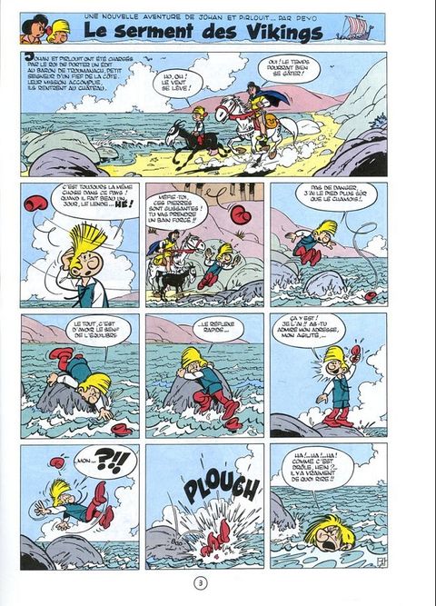 Aperçu de l'album Johan et Pirlouit tome 5 - Le serment des Vikings