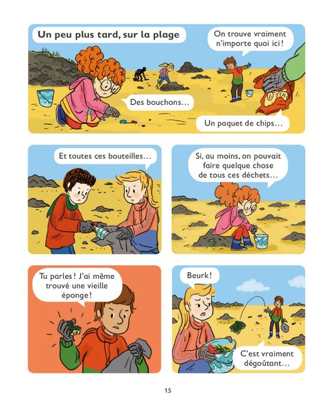 Aperçu de l'album Je commence à lire en BD - une Bouteille à la Mer