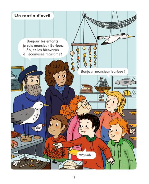 Aperçu de l'album Je commence à lire en BD - une Bouteille à la Mer