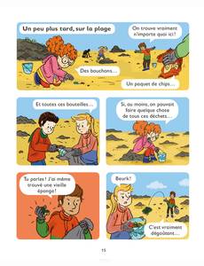 Aperçu 4 de l'album Je commence à lire en BD - une Bouteille à la Mer